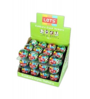 Lets Oyun Hamuru Kumbara Ambalajlı Küçük(1 Adet)