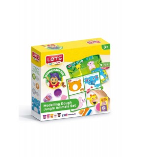 Lets Oyun Hamuru Orman Hayvanları Seti 9 Parça L9011