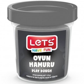 Lets Oyun Hamuru Tek Renk Gri 110 GR L8440-13