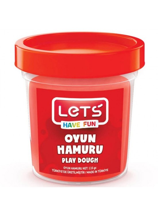 Lets Oyun Hamuru Tek Renk Kırmızı 110 GR L8440-2 Lets Oyun Hamuru Tek Renk Kırmızı 110 GR L8440-2