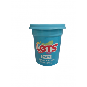 Lets Oyun Hamuru Tek Renk Pastel Mavi 110 G