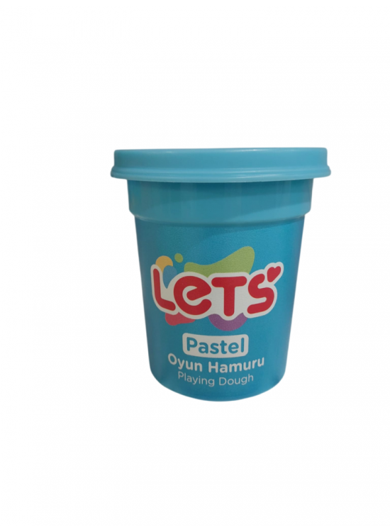 Lets Oyun Hamuru Tek Renk Pastel Mavi 110 G
