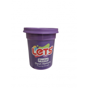 Lets Oyun Hamuru Tek Renk Pastel Mor 110 G