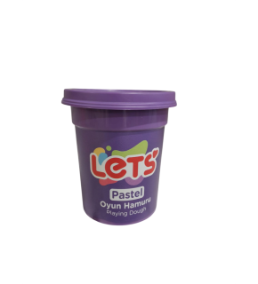 Lets Oyun Hamuru Tek Renk Pastel Mor 110 G