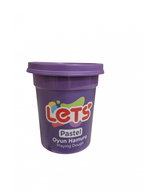Lets Oyun Hamuru Tek Renk Pastel Mor 110 G Lets Oyun Hamuru Tek Renk Pastel Mor 110 G