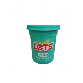 Lets Oyun Hamuru Tek Renk Pastel Yeşil 110 G
