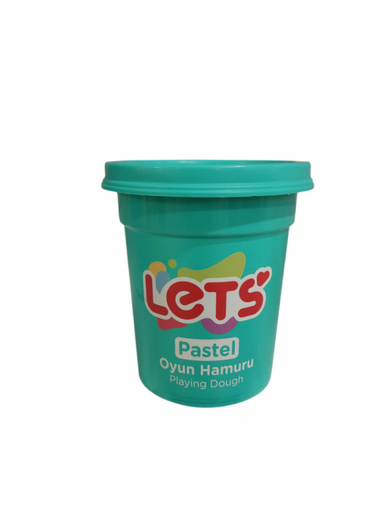 Lets Oyun Hamuru Tek Renk Pastel Yeşil 110 G