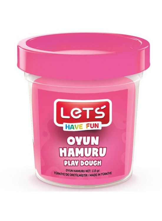 Lets Oyun Hamuru Tek Renk Pembe 110 GR L8440-7