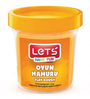 Lets Oyun Hamuru Tek Renk Turuncu 110 GR L8440-8