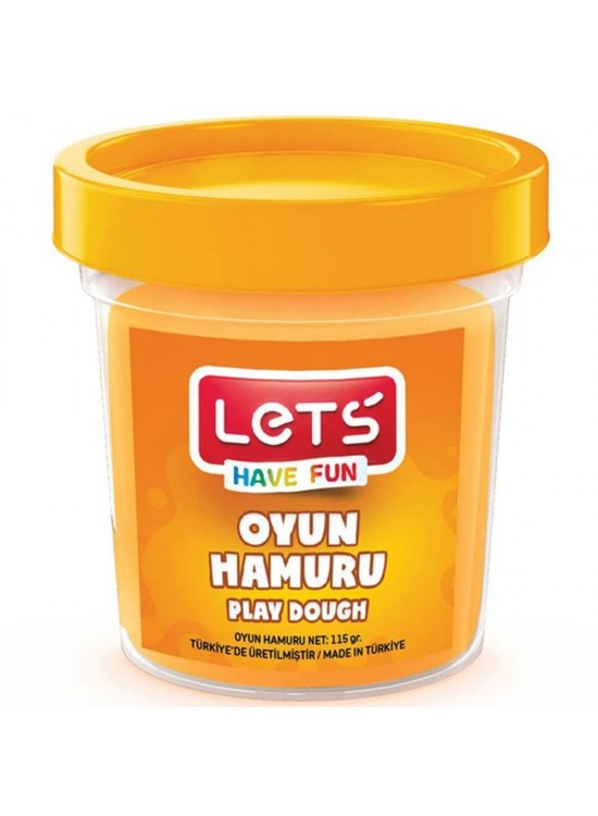 Lets Oyun Hamuru Tek Renk Turuncu 110 GR L8440-8 Lets Oyun Hamuru Tek Renk Turuncu 110 GR L8440-8