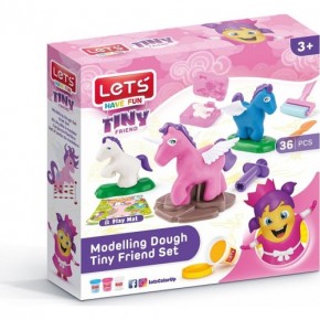 Lets Oyun Hamuru Tiny Minik Arkadaşım Seti 75 GR 36 Parça L8494