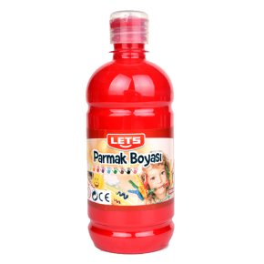 Lets Parmak Boyası 500 ML Kırmızı L-5004