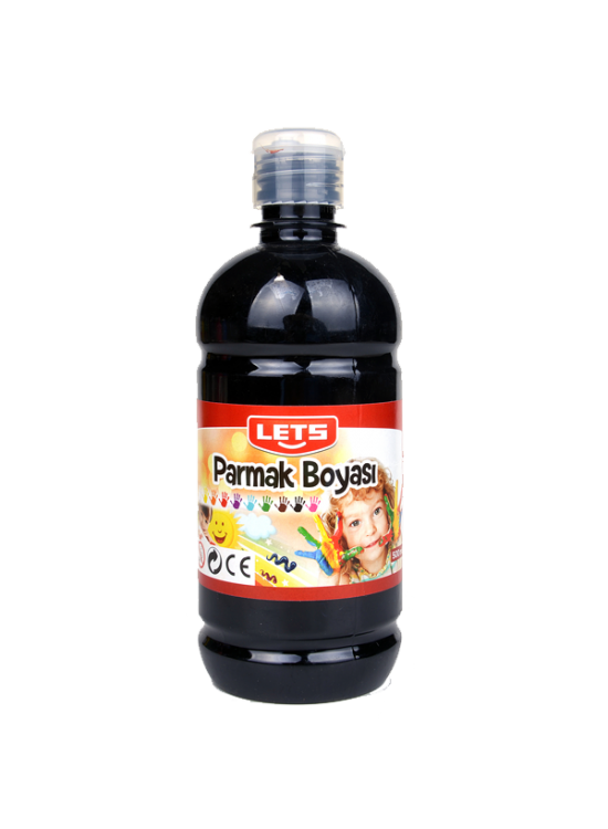Lets Parmak Boyası 500 ML Siyah L-5009 Lets Parmak Boyası 500 ML Siyah L-5009