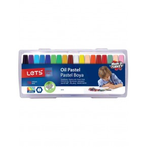 Lets Pastel Boya 18 Renk Plastik Çantalı