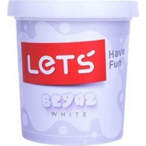 Lets Oyun Hamuru Tek Renk Beyaz 110 GR L8440-5