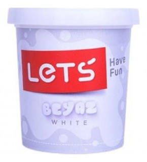 Lets Oyun Hamuru Tek Renk Beyaz 110 GR L8440-5