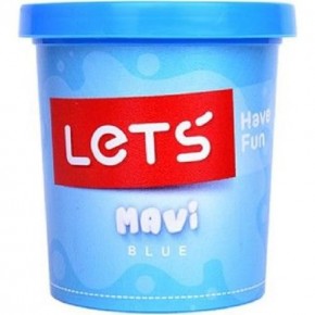 Lets Oyun Hamuru Tek Renk Mavi 110 GR L8440-3