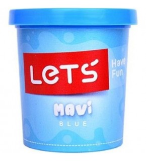Lets Oyun Hamuru Tek Renk Mavi 110 GR L8440-3