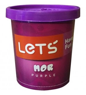 Lets Oyun Hamuru Tek Renk Mor 110 GR L8440-9