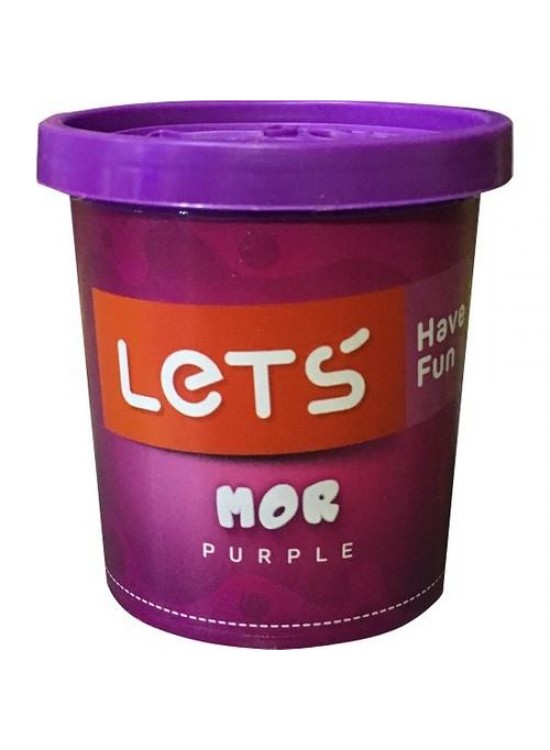 Lets Oyun Hamuru Tek Renk Mor 110 GR L8440-9