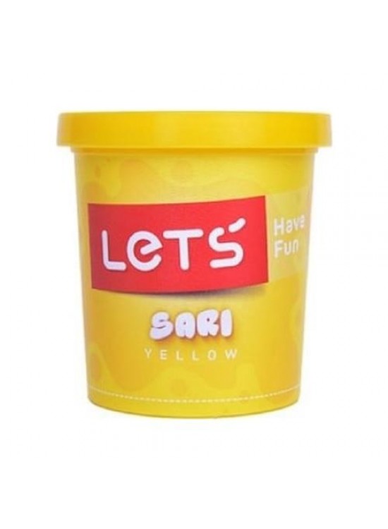 Lets Oyun Hamuru Tek Renk Sarı 110 GR L8440-1