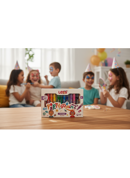 Lets Yüz Boyası 12 Renk Party Paint L06001
