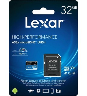 Lexar  32GB A1 V10 U1 Hafıza Kartı + Adaptör