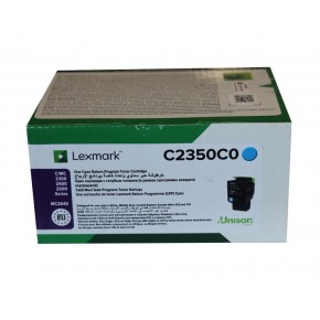 Lexmark C2350C0 1.000 Sayfa Cyan Mavi Toner C2325-2425-2535 MC2325-2425-2535-2640