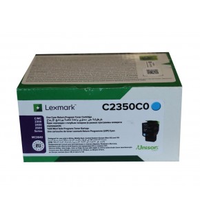 Lexmark C2350C0 1.000 Sayfa Cyan Mavi Toner C2325-2425-2535 MC2325-2425-2535-2640