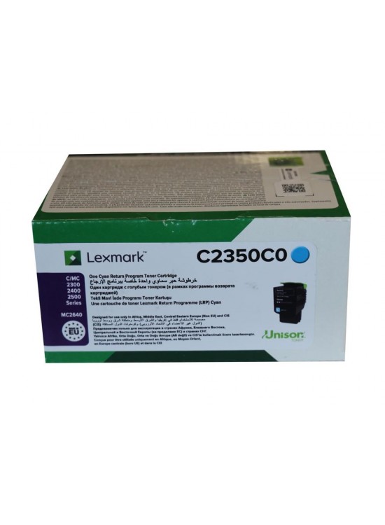 Lexmark C2350C0 1.000 Sayfa Cyan Mavi Toner C2325-2425-2535 MC2325-2425-2535-2640