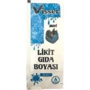 Likit Gıda Boyası 12 Li Mavi