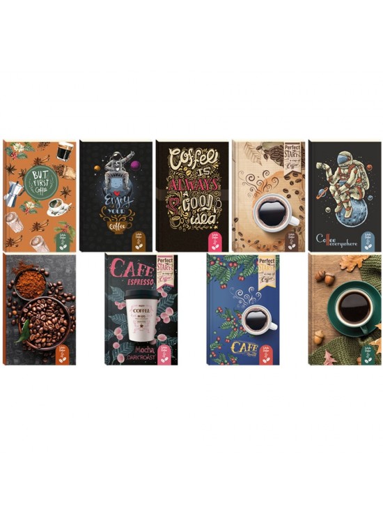 Lilamor Kahve Kokulu Defter 12,5x19,5 112 Syf (1 Adet)