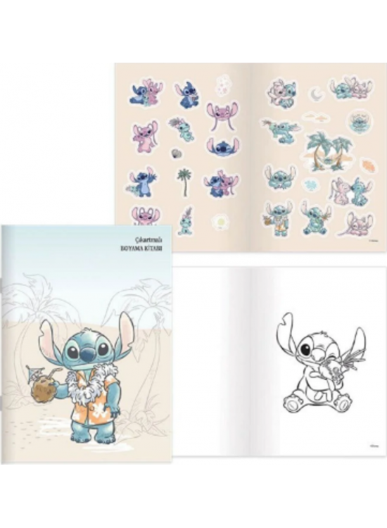 Lilo&stitch 20*28 8yp.çıkartmalı Boyama Kitabı