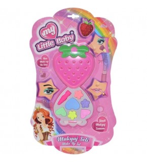 Limon Oyuncak Çilek Kartela Tekli Oyuncak Makyaj Seti