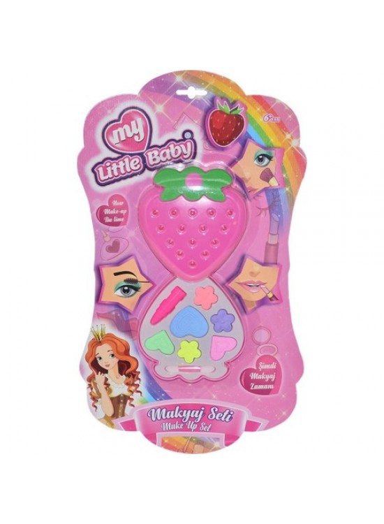 Limon Oyuncak Çilek Kartela Tekli Oyuncak Makyaj Seti Limon Oyuncak Çilek Kartela Tekli Oyuncak Makyaj Seti
