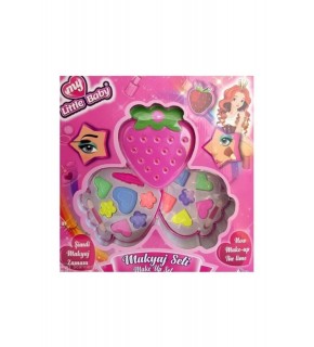 Limon Oyuncak Çilek Kutulu Üçlü Makyaj Seti