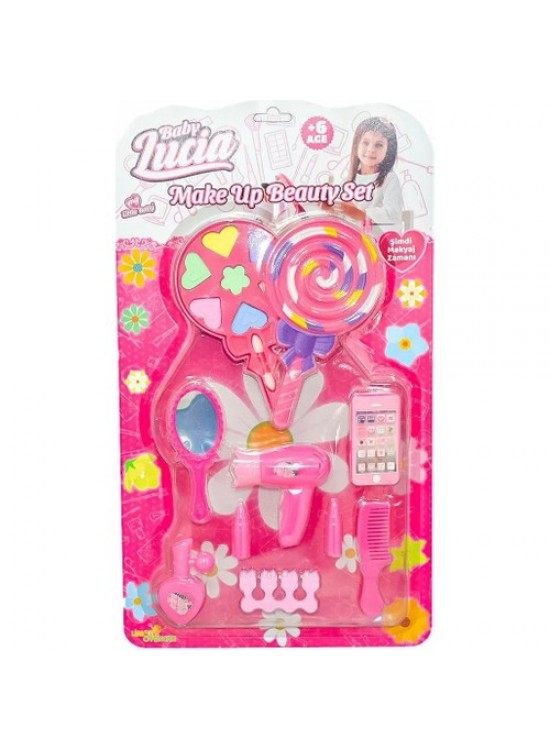 Limon Oyuncak Kartela Lolipop Makyajlı Güzellik Seti