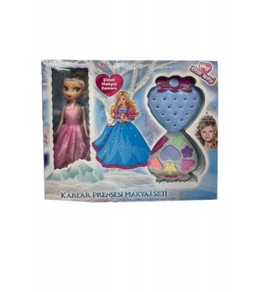 Limon Oyuncak Prenses Tekli Kutulu Makyaj Seti