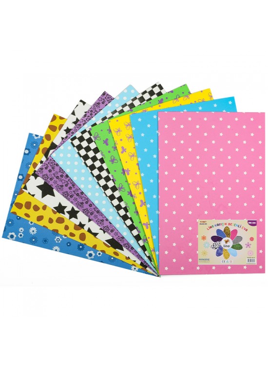 Lino 20x30 Eva Baskılı Karışık 10 Lu Lino 20x30 Eva Baskılı Karışık 10 Lu