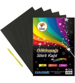 Lino 20X30 Gökkuşağı Sihirli Kağıt 5li