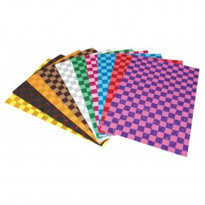 Lino 20x30 Kare Desenli Simli Eva Karışık 10 Lu