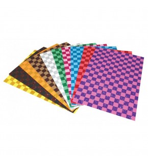 Lino 20x30 Kare Desenli Simli Eva Karışık 10 Lu