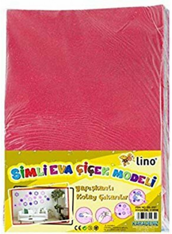 Lino 33X35 Simli Yapışkanlı Eva Çiçek Modeli 2li Lino 33X35 Simli Yapışkanlı Eva Çiçek Modeli 2li