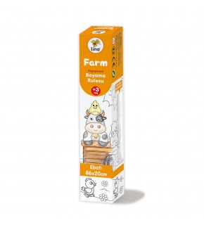 Lino 86x20 Yapışkanlı Boyama Rulosu Farm