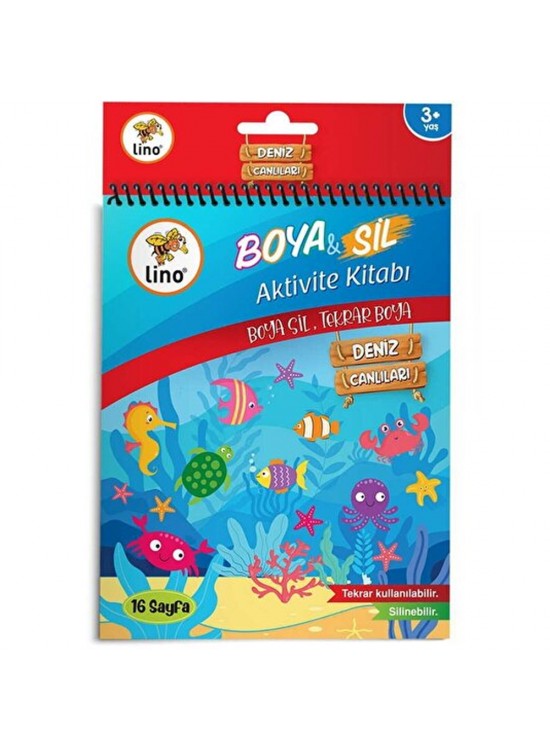 Lino Boyama Kitabı Boya & Sil Aktivite Denizaltı Silinebilir BS-1002