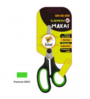 Lino Öğrenci Makası El Kesmeyen Blisterli (1 Adet)