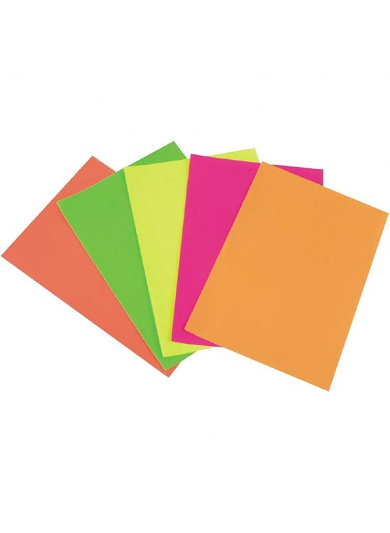 Lino Elişi Kağıdı Fosforlu 5 Renk 10 LU 20x30 CM PP-016