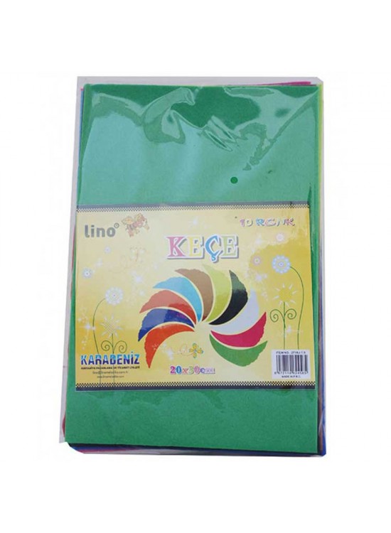 Lino Keçe 20x30 Karışık Renk 2718J (1 Adet)