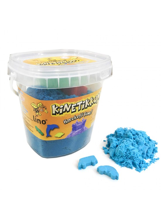 Lino Kinetik Kum Kovalı 500 GR 3 LÜ Kalıp Mavi LN-500M