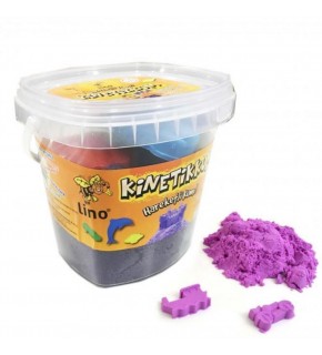 Lino Kinetik Kum Kovalı 500 GR 3 LÜ Kalıp Mor LN-500MR